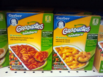 gerber meals for 1 year old