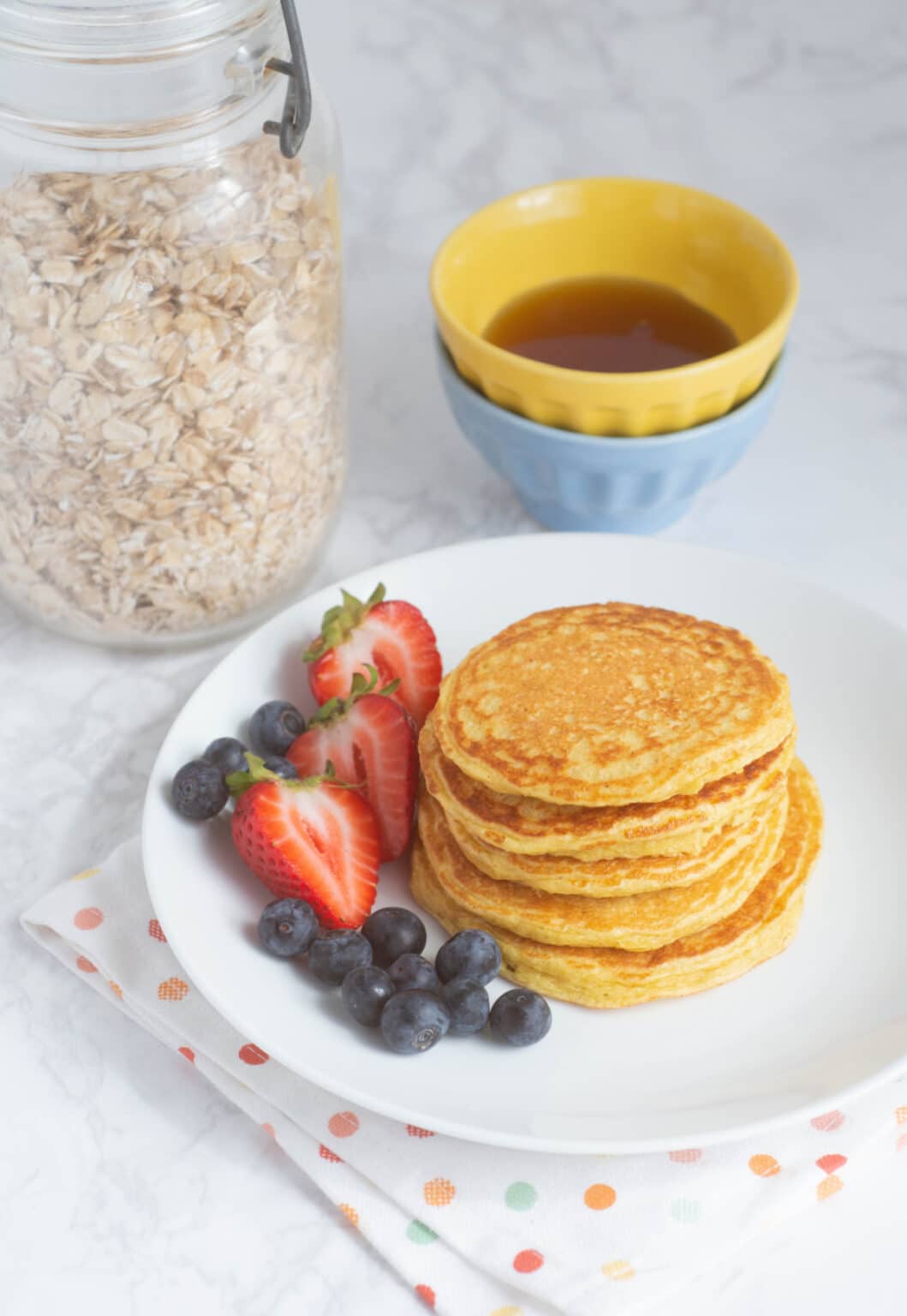Protein Pancake Recipe (No Protein Powder or Banana)