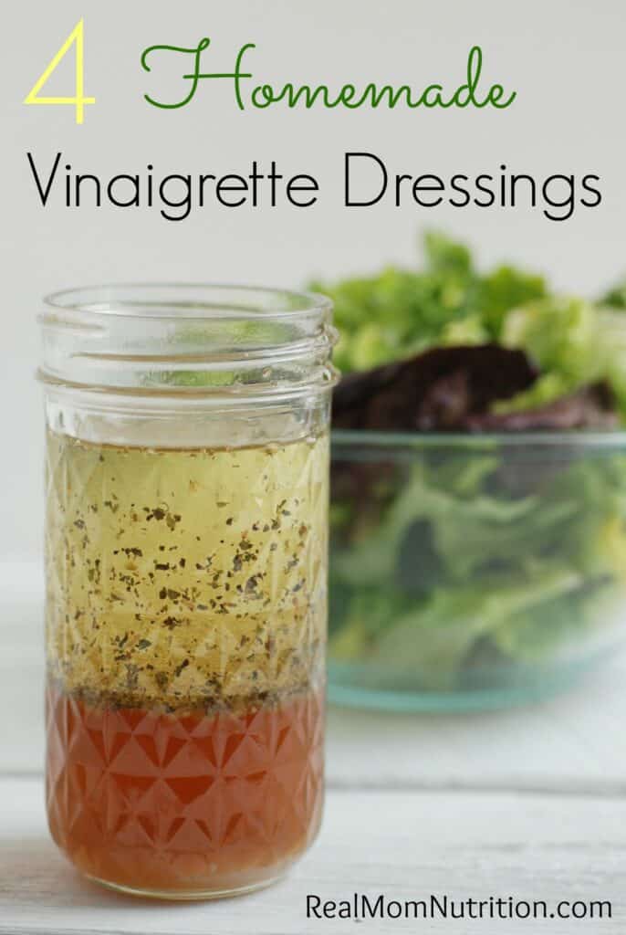 4 Homemade Vinaigrette Dressings