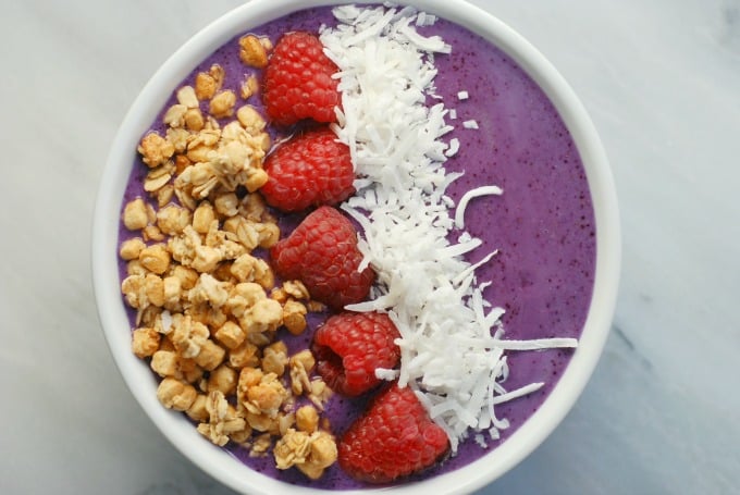 Wild Blueberry Blast Smoothie Bowl