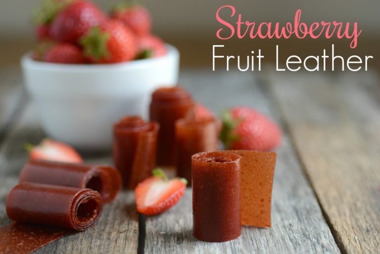 Strawberry Fruit Leather Recipe (In The Oven!)