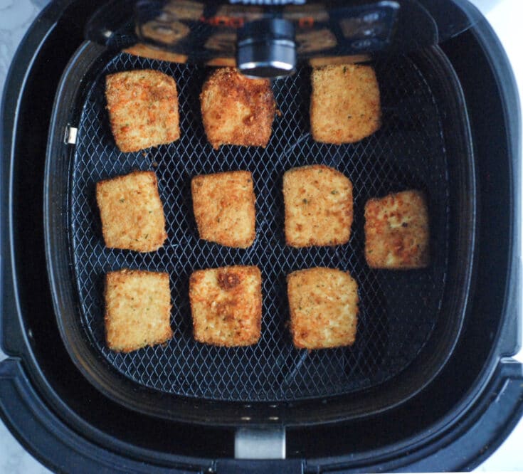 Crispy Air Fryer Tofu Nuggets Real Mom Nutrition