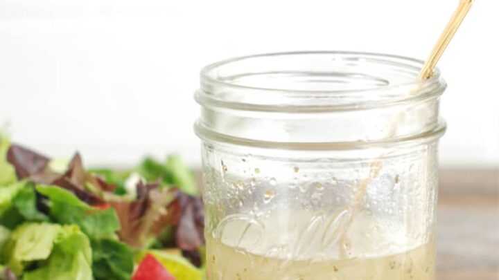 The BEST White Balsamic Vinaigrette Dressing